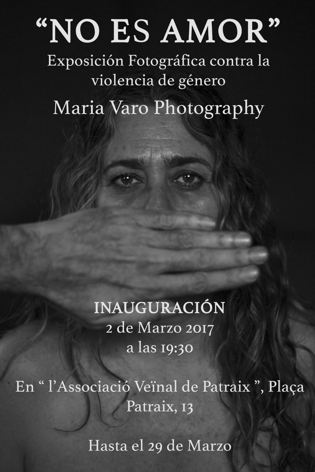 Exposición fotográfica contra la violencia de género de Maria Varo
