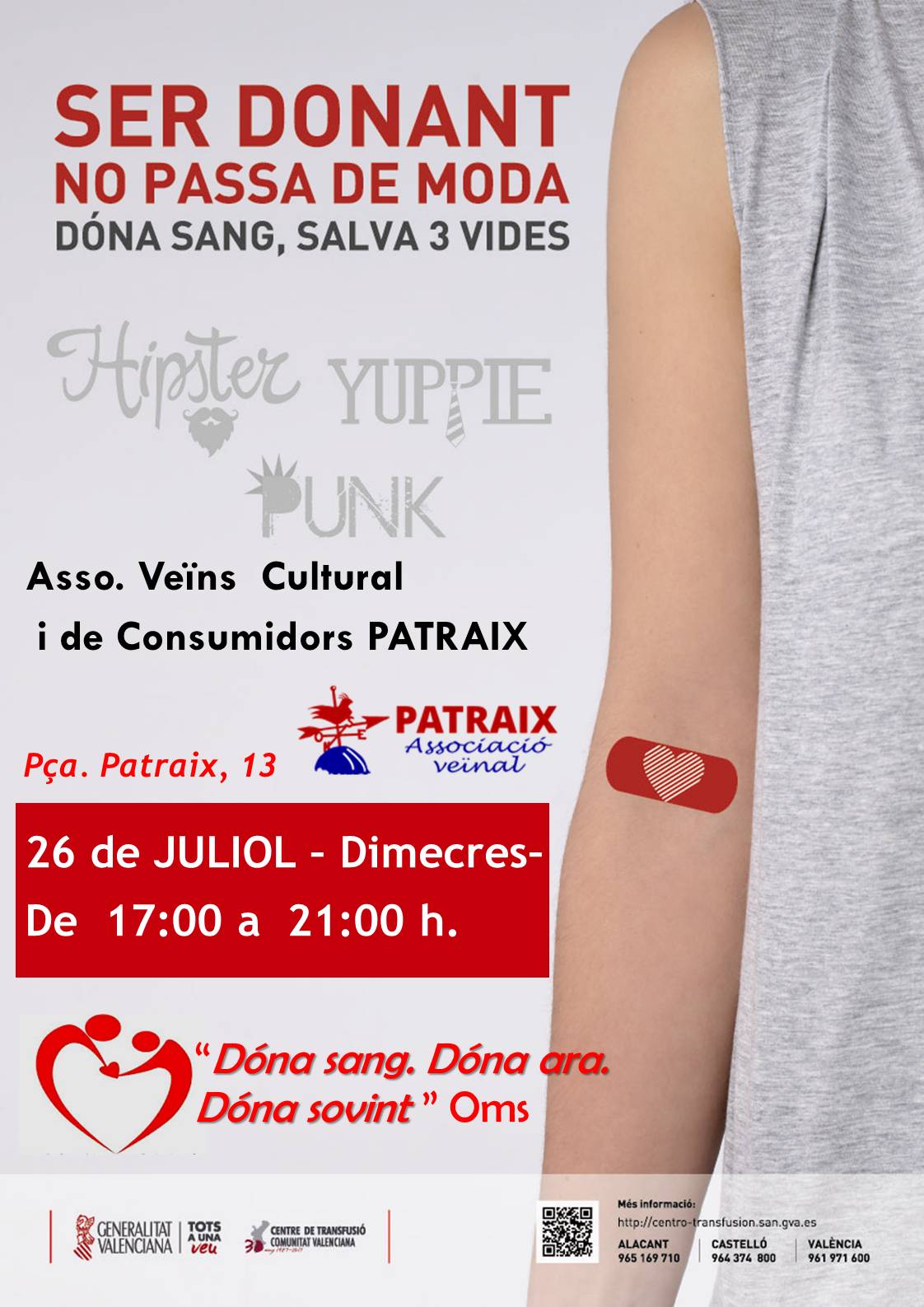 Donación de sangre 26/07/17