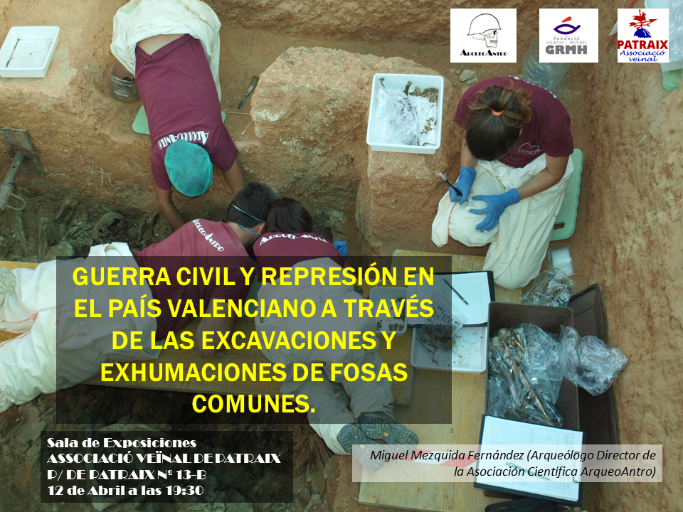 Charla “Guerra Civil y represión a través de las fosas comunes”