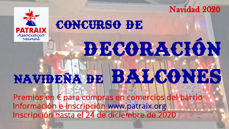 Concurso de decoración navideña de balcones