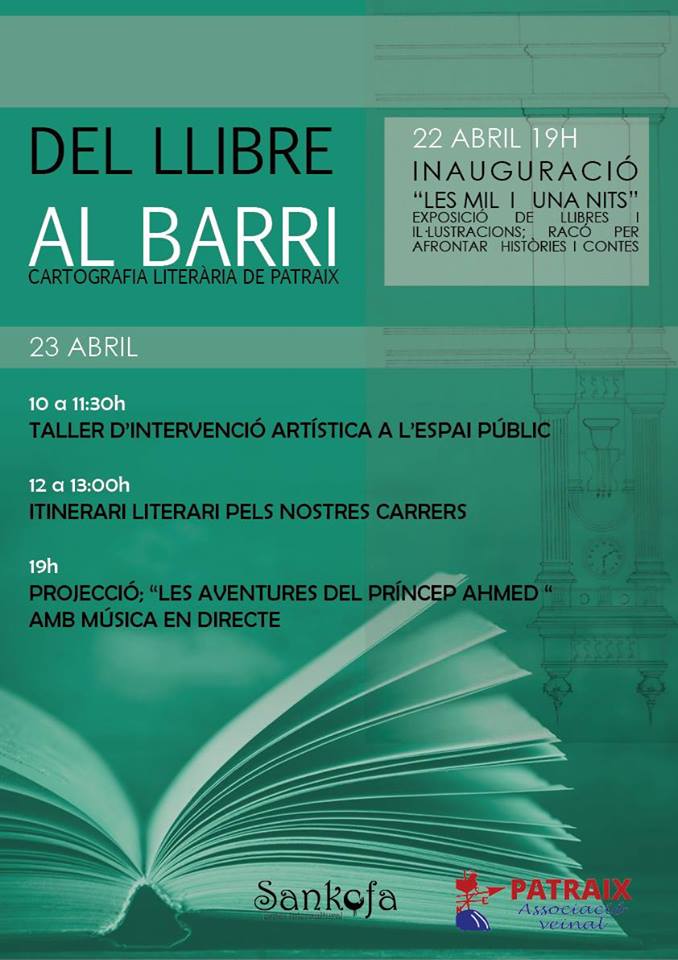 Dia del LLibre en el barri, cartografia literària de Patraix