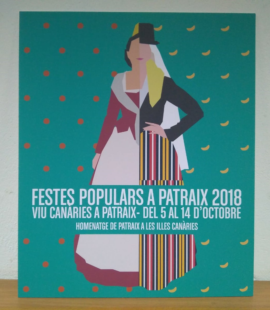 Cartel ganador del concurso para la XXIV edición de las Fiestas Populares de Patraix