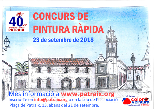 Concurs de pintura ràpida a Patraix