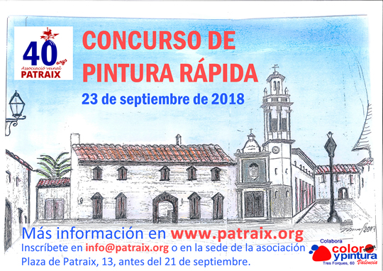 Concurso de pintura rápida en Patraix