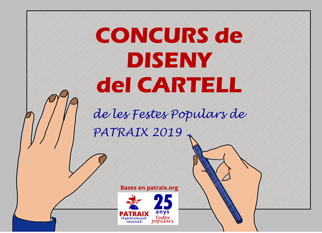 Concurs de diseny del cartell de festes populars de Patraix 2019