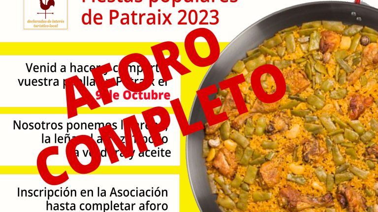 Encuentro de paellas Patraix 2023