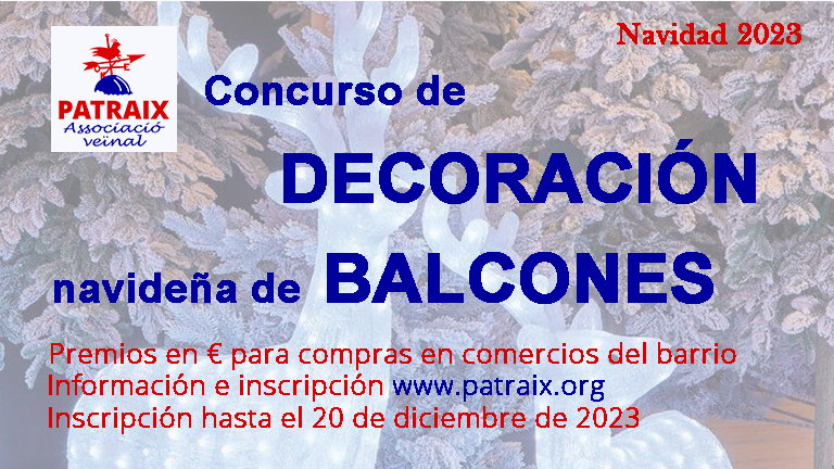 Concurso decoración navideña de balcones 2023